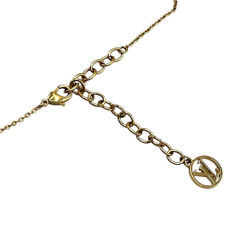 LOUIS VUITTON Gold Necklace - Picture 4 of 7